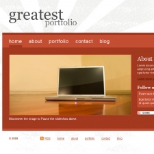 Greatest Portfolio red