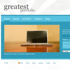 Greatest Portfolio turq